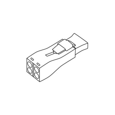 Luminaire disconnect connector