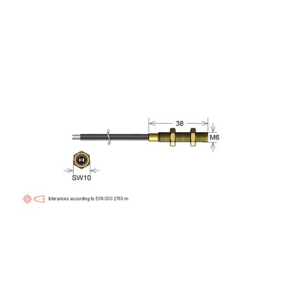 MK BRASS SERIES REED SENSOR drawing