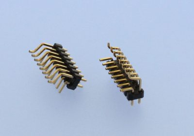 SMT THR pin header in mixed technology