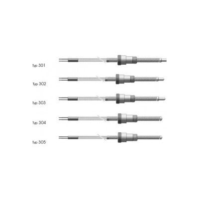 Sensors for measuring the cylinder temperature of injection molding machines extruders and injection molds CT CT CT CT CT