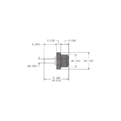 PTFE INSULATED PIN TERMINAL