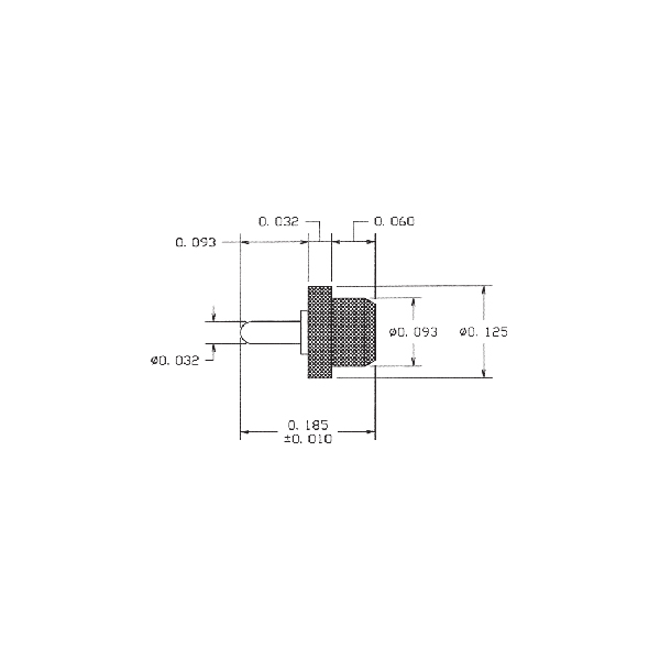 PTFE INSULATED PIN TERMINAL