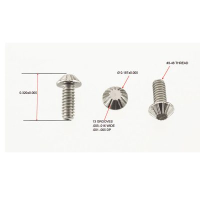 Pharma Drug Delivery System Insert Screw