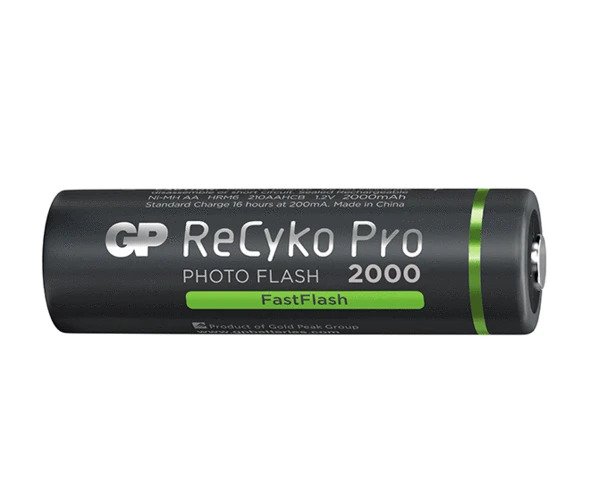 GP ReCyko Pro Photoflash battery 2000mAh AA (4 battery pack) - Image 2