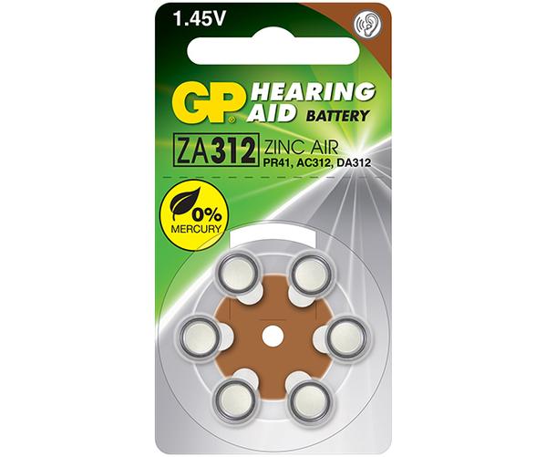 GP Hearing Aid Battery - 312