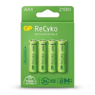 GP ReCyko battery 2100mAh AA (4 battery pack)