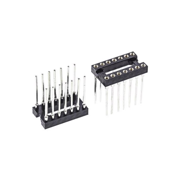 DUAL ROW WIRE WRAP I.C. SOCKETS