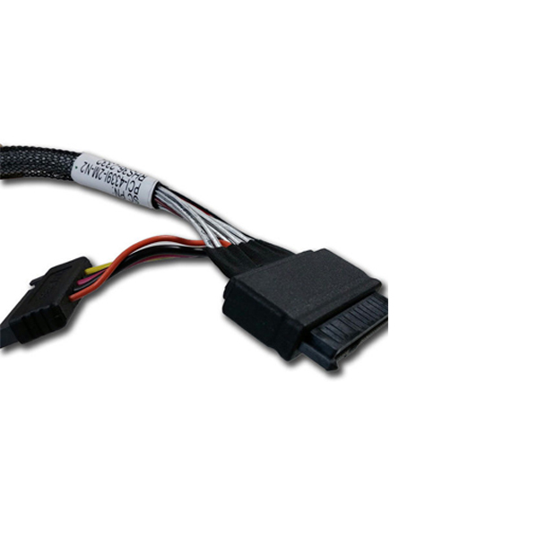 GEN4 OCULINK 4X (SFF-8611) 42PIN TO MULTILINK PCIE DRIVE RECEPTACLE (SFF-8639) 68PIN U.3 CABLE - Image 2