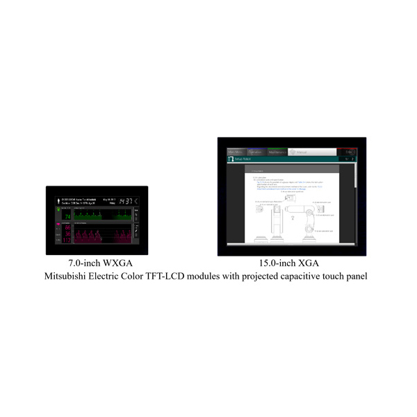TFT-LCD Modules with Projected Capacitive Touch Panels
